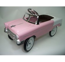 1955 Classic Pedal Car in Pink/White FREE SHIPPING